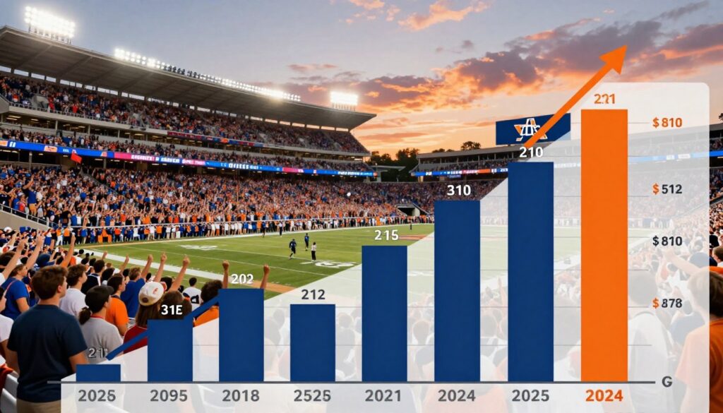 college stadium stats growth chart