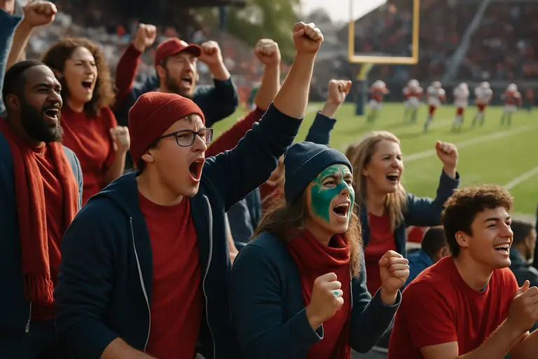 Florida football supporters gathering before a fall game day