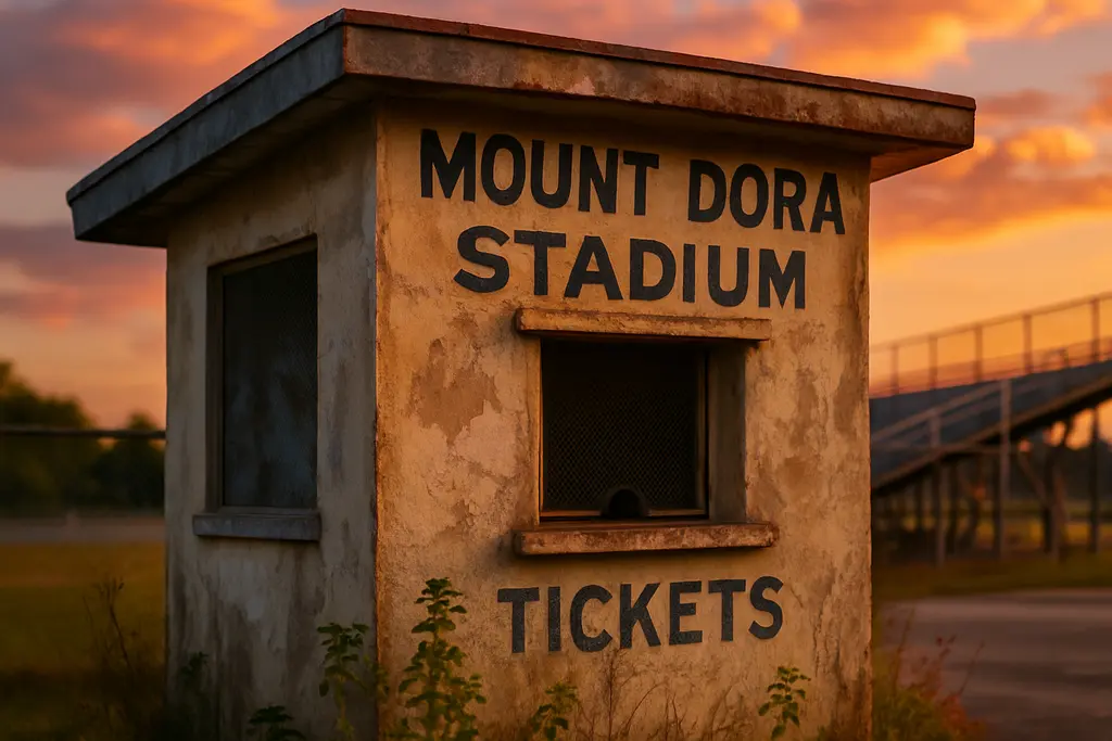 Mount Dora stadium home stands after a community-funded renovation