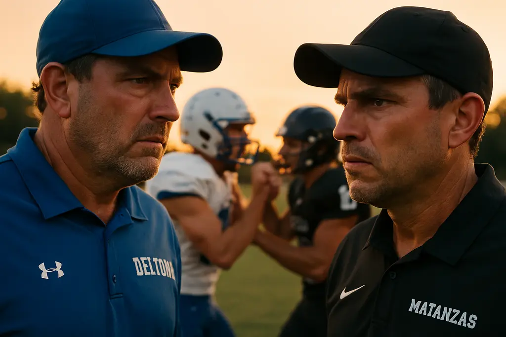 Deltona Matanzas Brawl aftermath with high school players separated after a football game