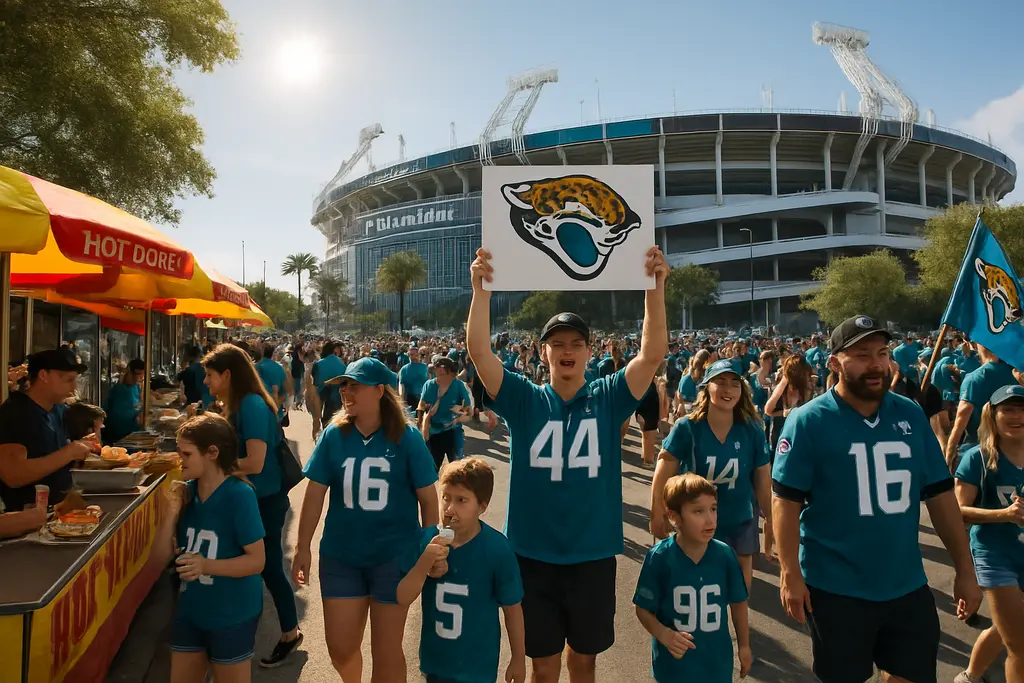 Jaguars home games crowd outside EverBank Stadium during renovation-era planning